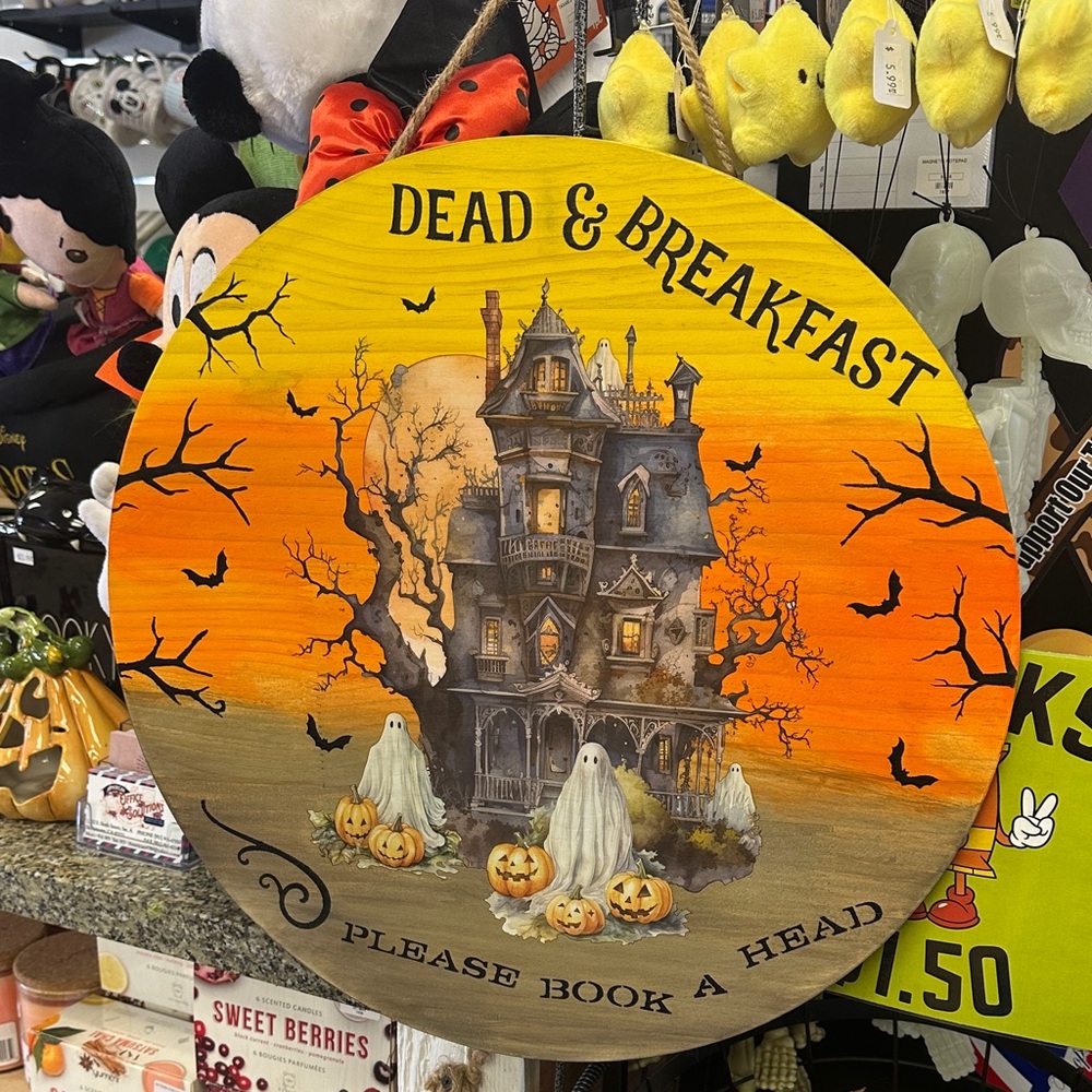 Halloween Haunted House Wall Art
